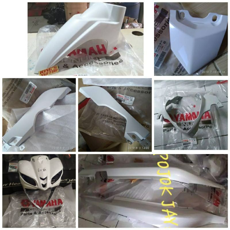 FULL BODY HALUS  SET YAMAHA JUPITER Z1 PUTIH ASLI ORIGINAL YAMAHA YGP