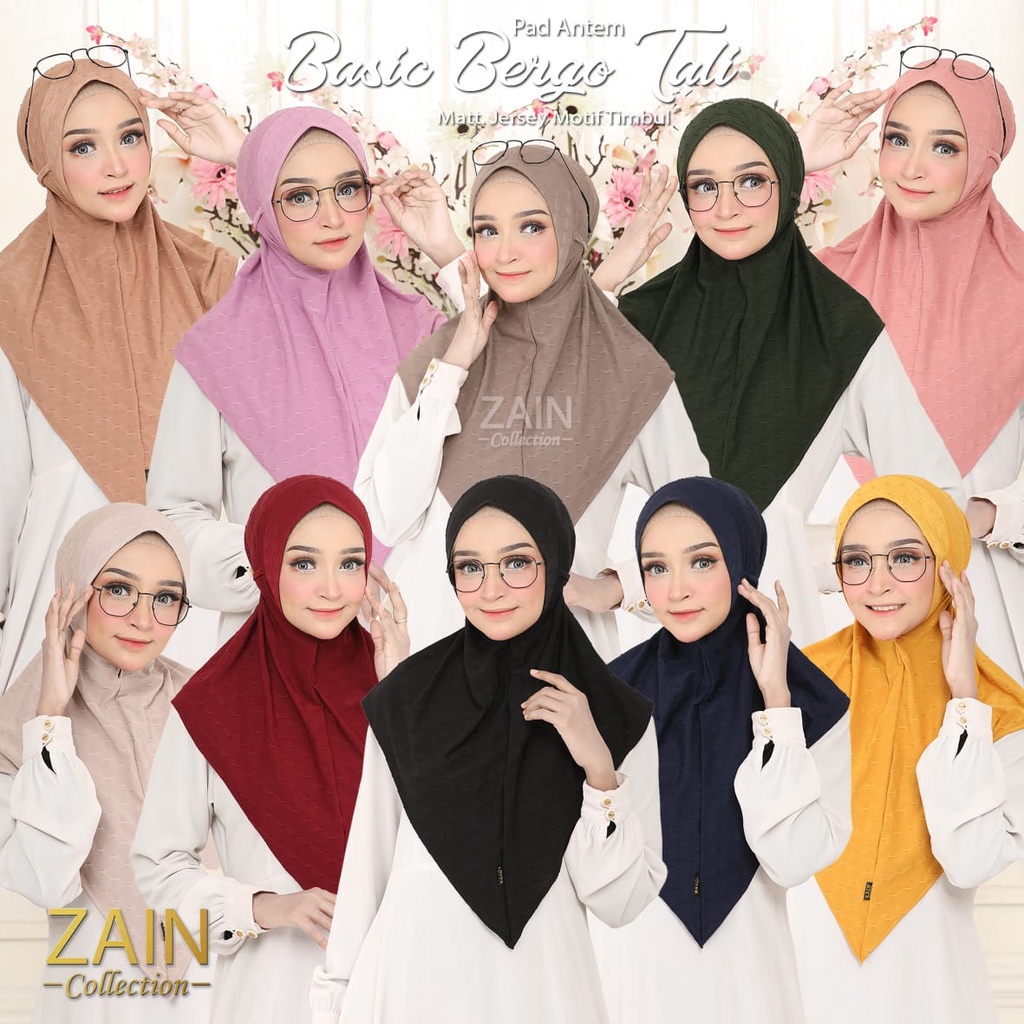 Jilbab Instan Bergo Basic Tali Ori Zain Collection-3