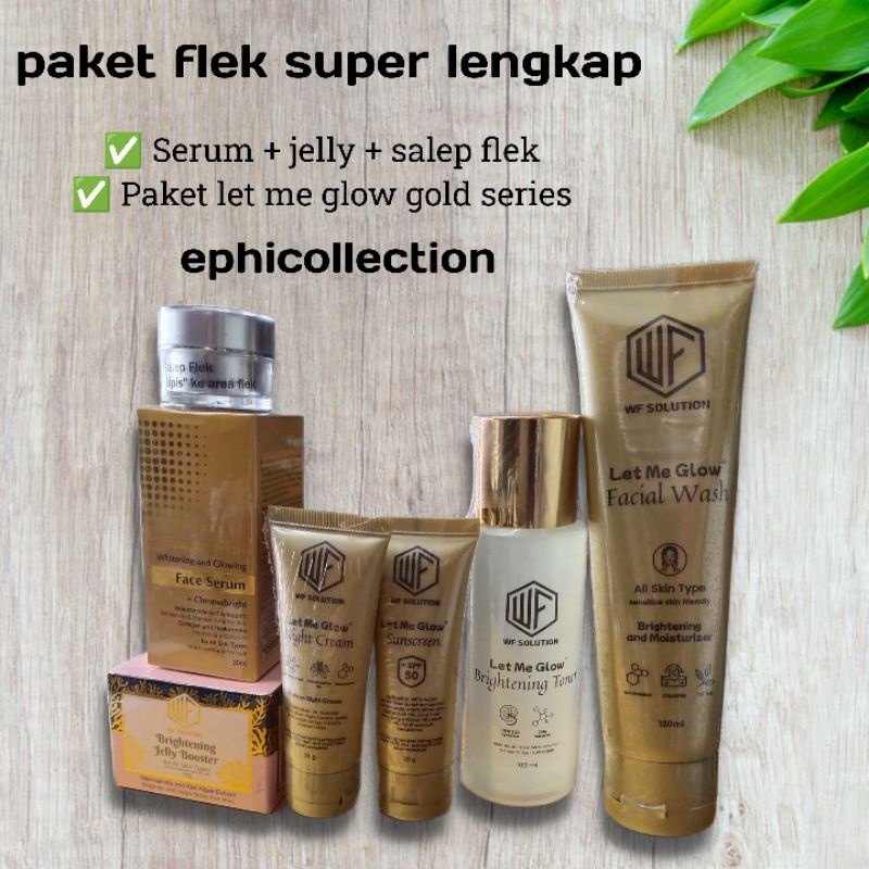 Paket Flek Plus Let Me Glow WfSolution Free Gift