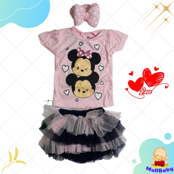 Baju Bayi Perempuan 0 3 6 9  Setelan Celana Tutu Bayi Perempuan Cantik Lucu