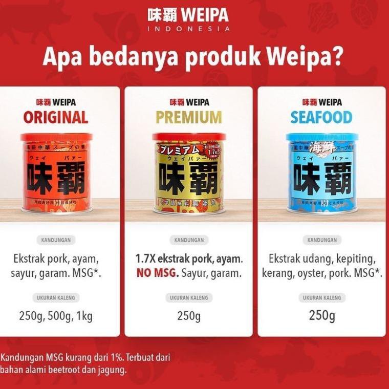

Terlaku.! Weipa Premium Seafood 250gr DCM
