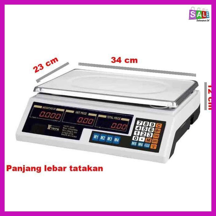 DAPURTIMB- TIMBANGAN DIGITAL HAIDA 40 KG -ORI.