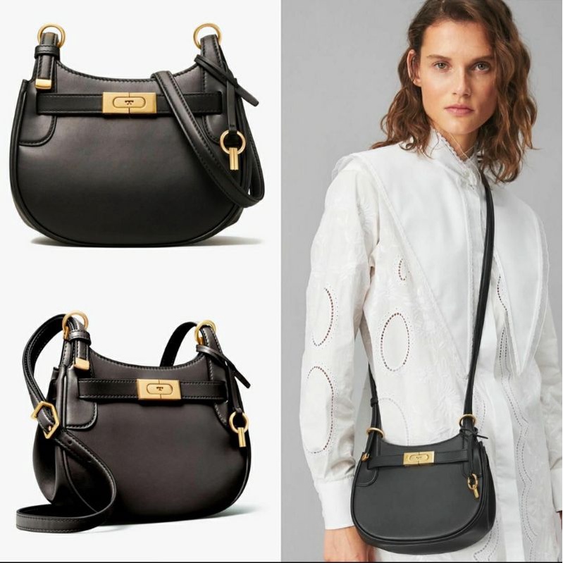 Tas TB Lee Radziwill Small Saddle Bag black sz 20x17x8cm