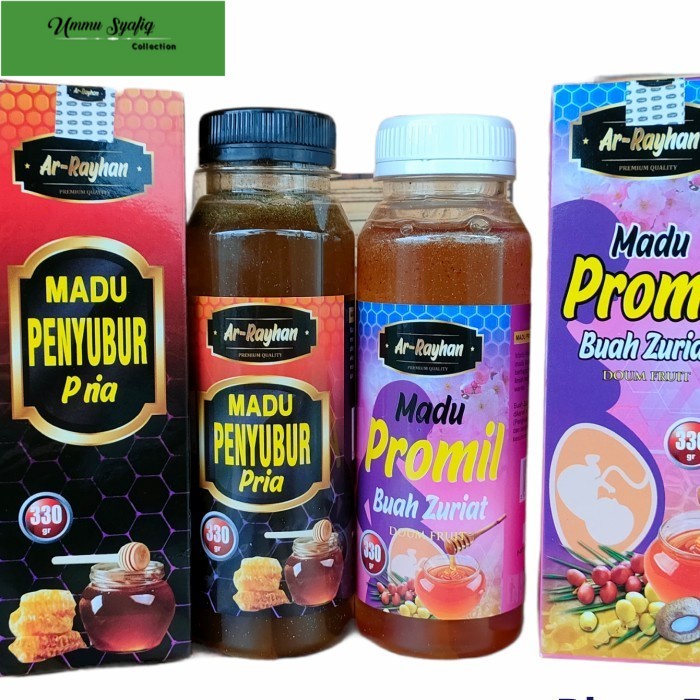 

Paket Madu Penyubur Pria plus Madu Zuriat Promil Ar-Rayhan 330gram