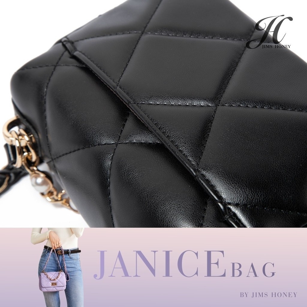 Jims Honey Janice Bag Tas Selempang Wanita Tali Rantai Free Box Sling Bag Cewek Import JH Ori