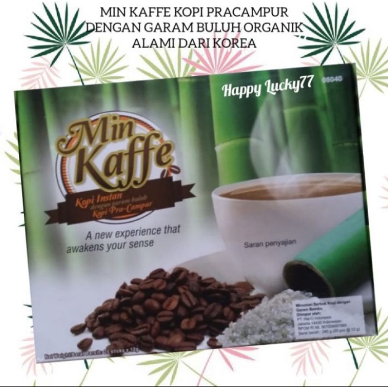 MIN KAFFE KOPI PRACAMPUR GARAM BULUH ORGANIK ALAMI KOREA/KOPI INSTAN