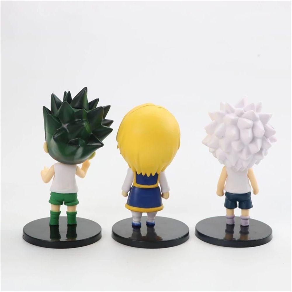 Lanfy Hunter x Hunter Anime Anak Hadiah PVC Kartun Anime Mainan Model Patung Mainan Ornamen Hadiah Gon Freecss