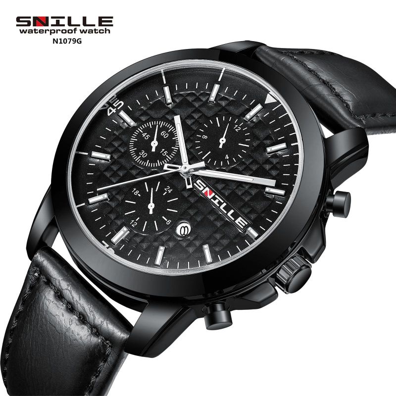 JAM TANGAN PRIA SNILLE N1079G ORIGINAL WATERPROOF 1ATM