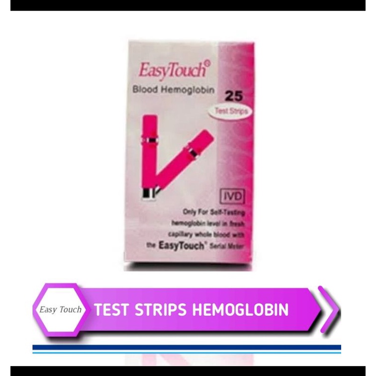 strip hemoglobin easy touch/stik hemoglobin/strip Hb