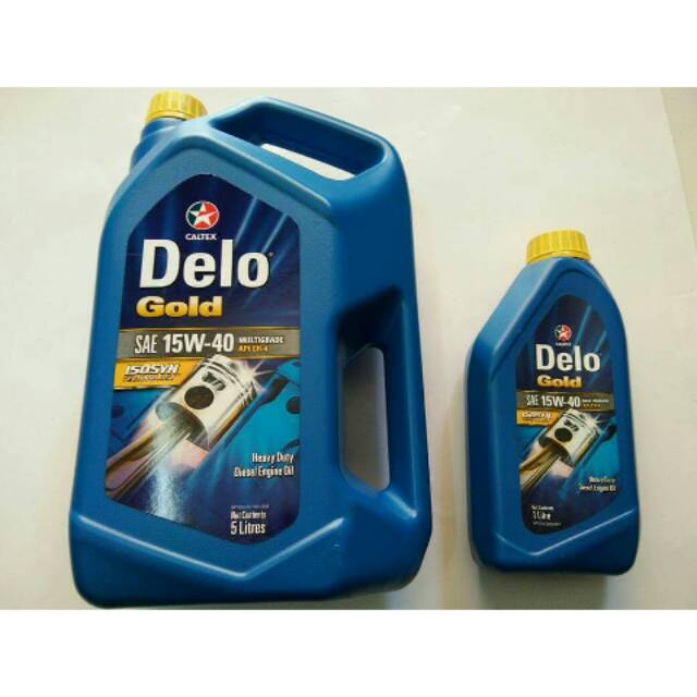 Caltex Delo Gold Multi Grade 15W-40 5L.