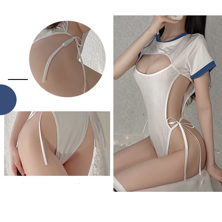 Bodysuit Lingerie Sexy Cosplay Set Jepang Anime Seksi Cosplay Lingerie 3A228