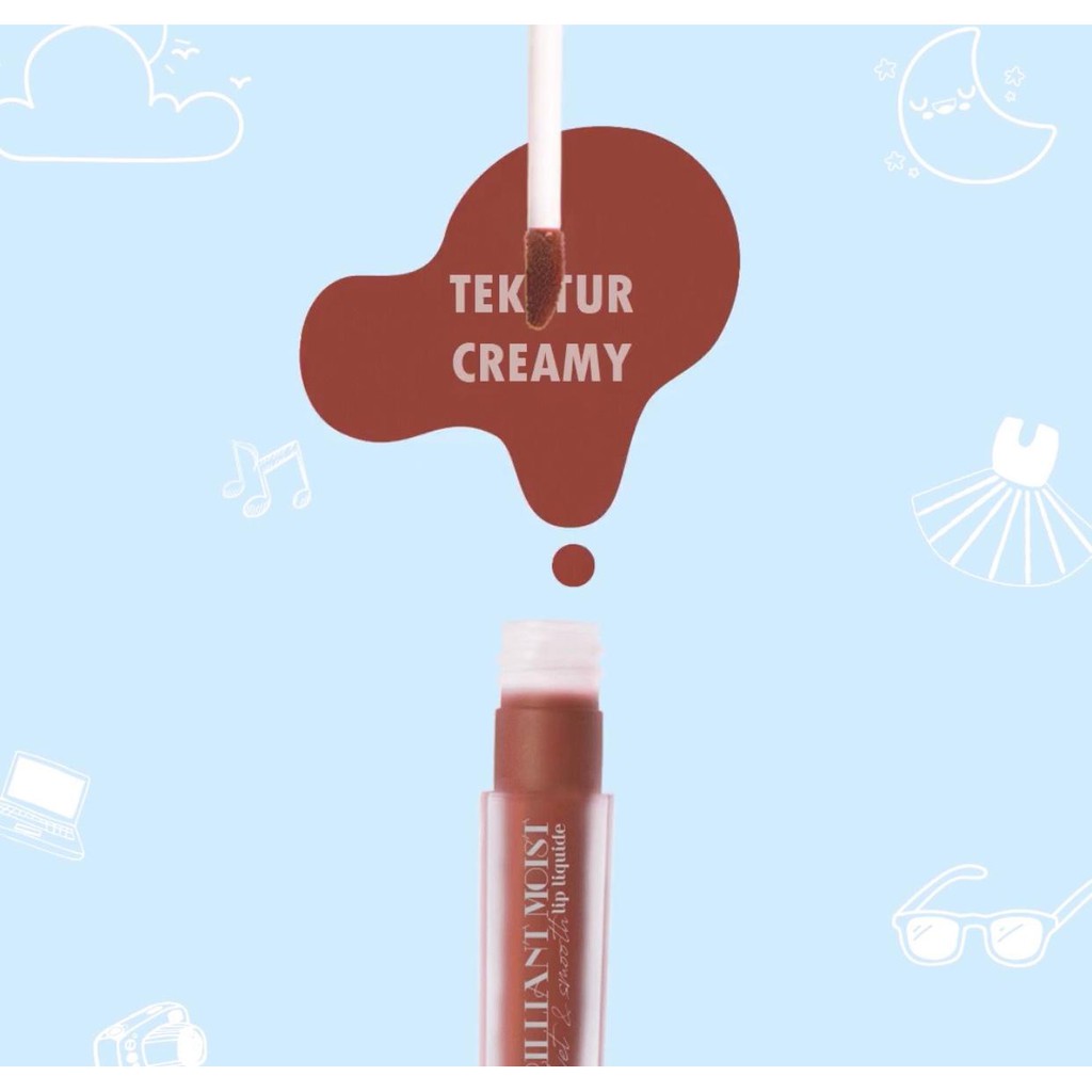 Madame Gie Brilliant Moist Velvet &amp; Smooth Lip Liquide