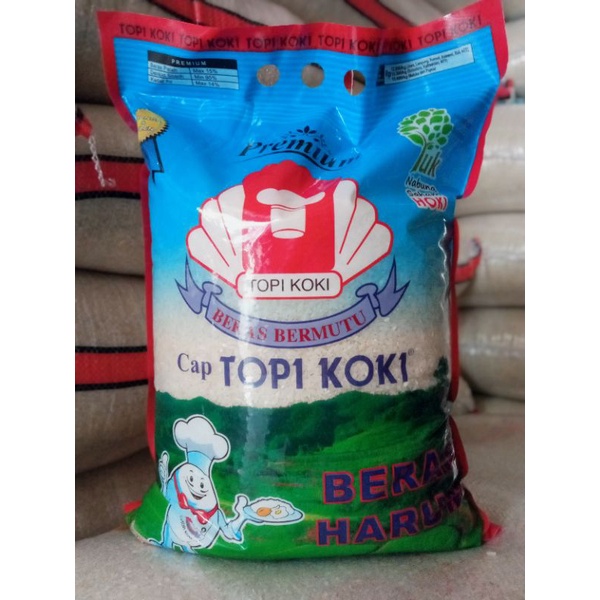 

Beras Topi Koki Pandan wangi / Beras harum 5kg 5 kg