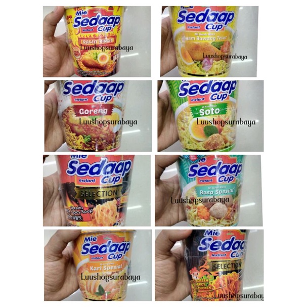 

Sedaap Mie Instant Cup Mi Goreng /Kuah 85 gr