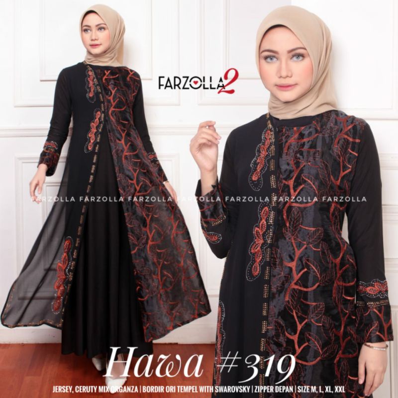 Abaya #319 #323 by Farzolla | Abaya motif berlabel Farzolla Original