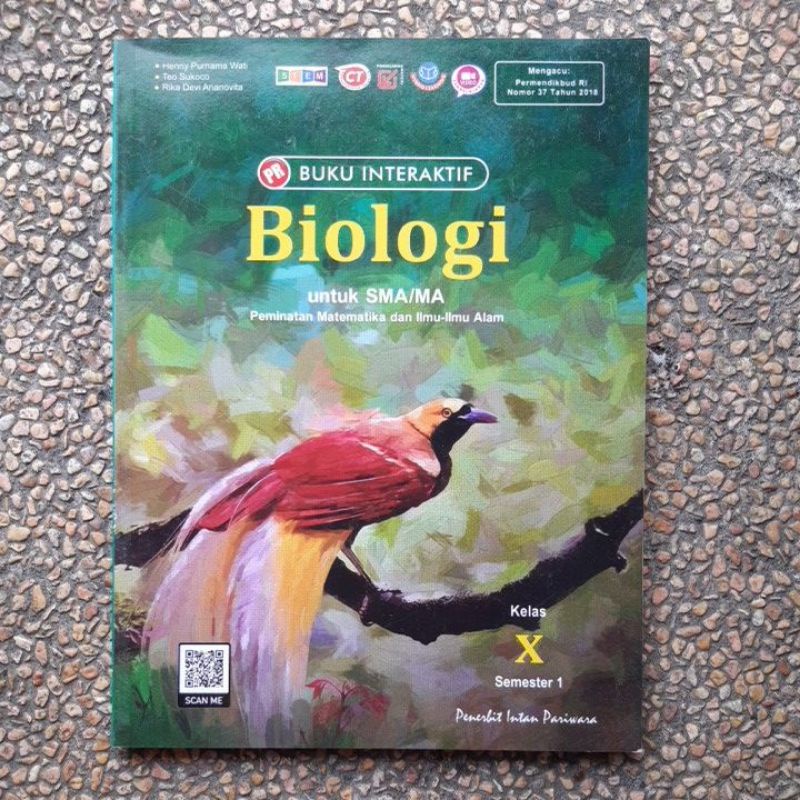 [ ORi ] Buku Interaktif PR Biologi Sma Kelas 10 Semester 1 Revisi 2018 intan