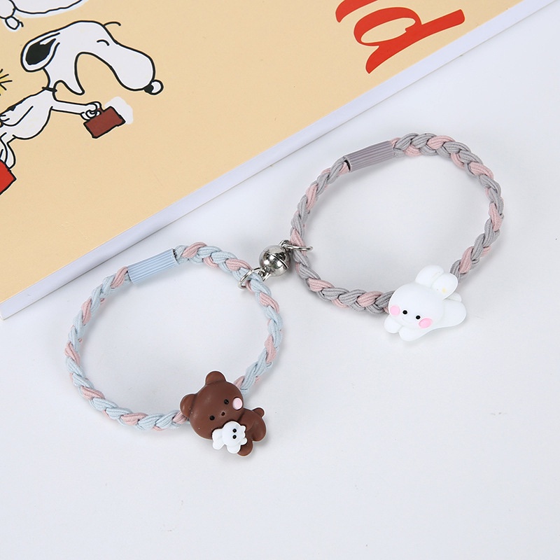 Gelang couple magnet Lucu Beberapa Multifungsi Kartun Beruang Kelinci Gelang Persahabatan Hadiah Ulang Tahun Gadis cod