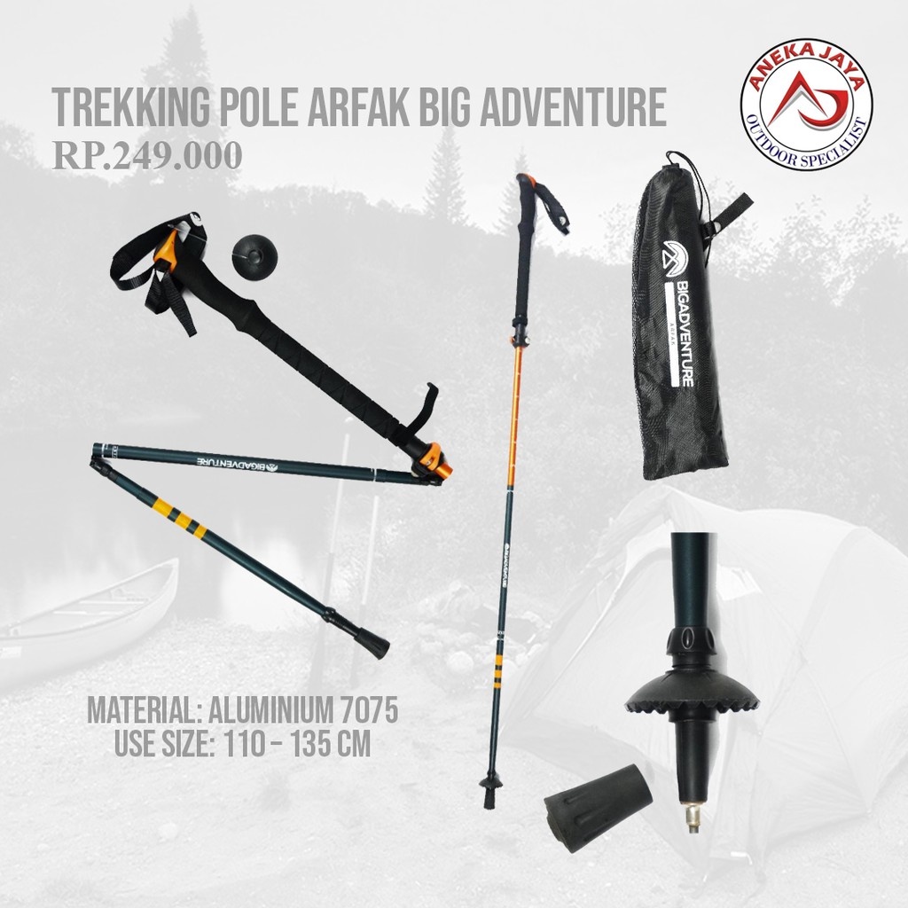 TREKKING POLE LIPAT ARFAK BIG ADVENTURE