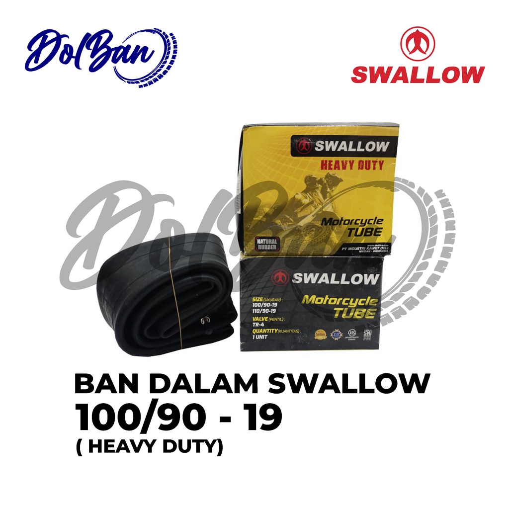 BAN DALAM SWALLOW 100/90-19 RING 19 HEAVY DUTY