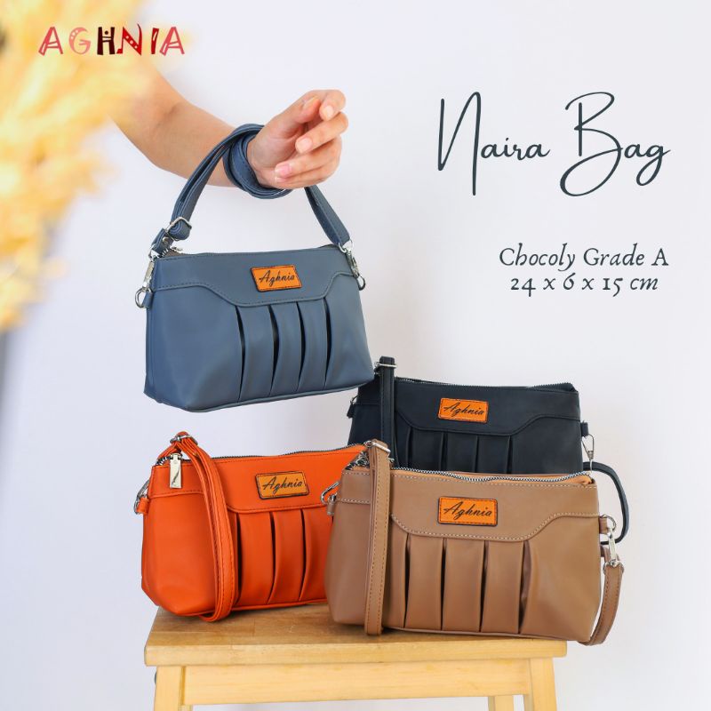 NAIRA BAG BY AGHNIA / TAS SELEMPANG NAIRA / TAS PLISKET / TAS AGHNIA / INOE / BUYA / GABIA