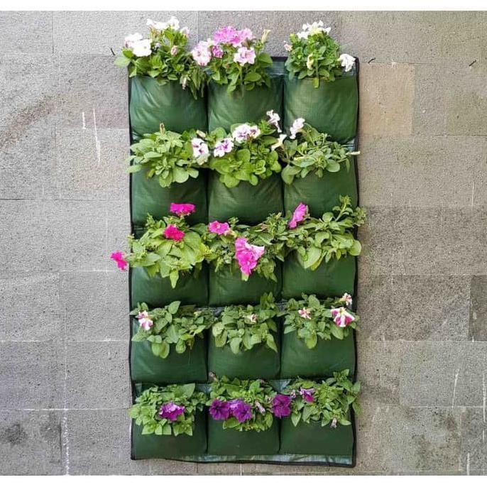 Jual Wall Planter Easy Grow 15 Kantong - Vertikal_Planter Bag 15 ...