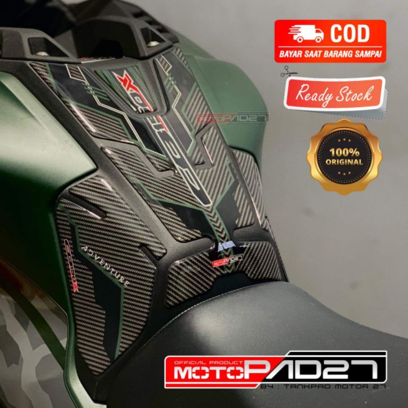 motopad27 stiker tankpad CB150X resin carbon full set (Bisa COD)