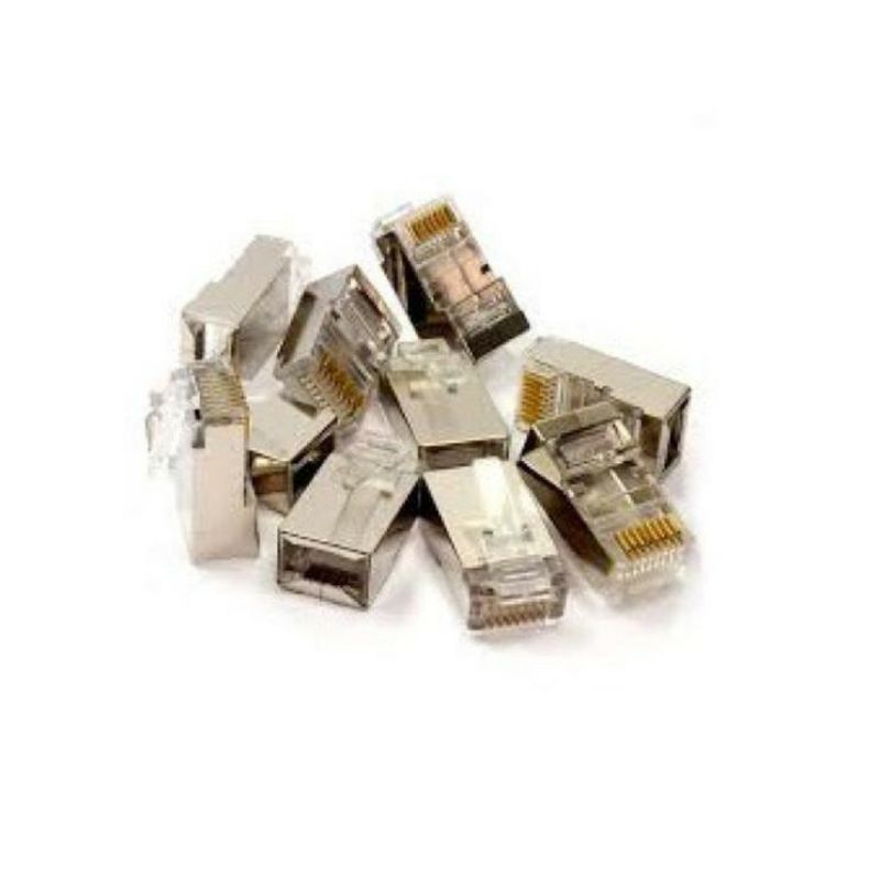 Konektor RJ45 STP/UTP Metal Shielded CAT 5E eceran/pcs