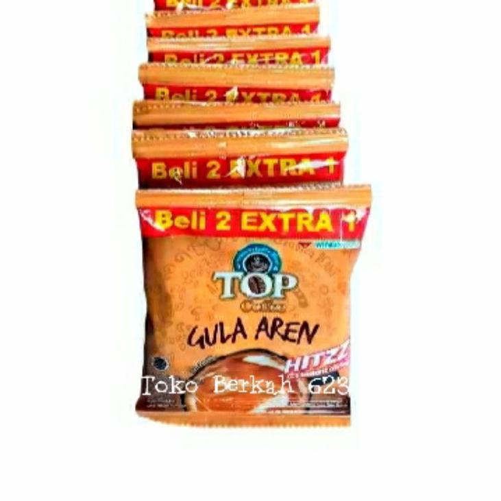 

Pro Seller--TOP COFFEE GULA AREN 22gr ISI 15 Sachet