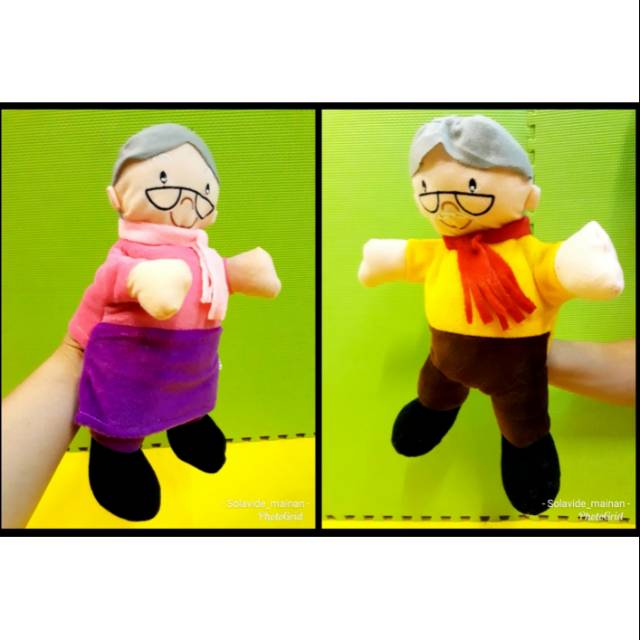 Boneka tangan Kakek atau nenek