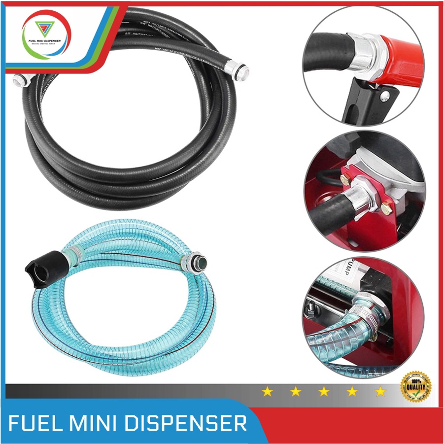 Fuel Transfer Pump Diesel JYB-40 - Pompa Transfer Minyak Bensin Solar Full Set - Flow Meter Analog 4 Digit