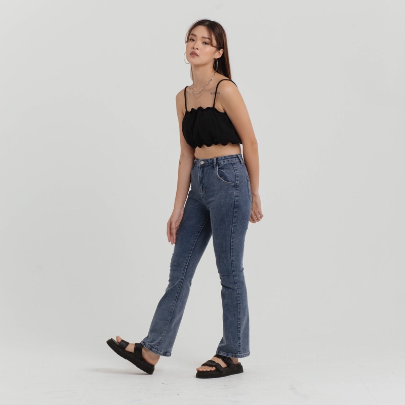 VIERLIN - Jeans 2507 - HIGHWAIST FLARE JEANS