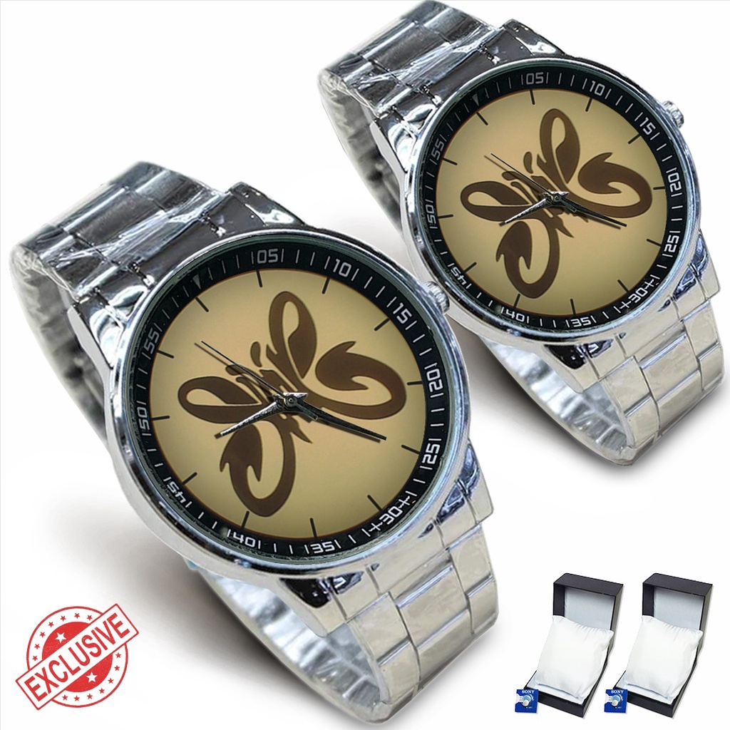 Jam Tangan Rantai Couple SLANK Motif 5