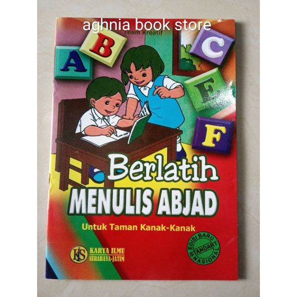 

Buku TK/PAUD Berlatih Menulis Abjad