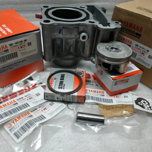 Jual Blok piston jupiter mx original asli ori yamaha set Shopee Indonesia