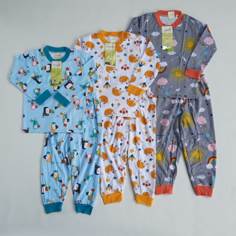 Piyama Velvet Junior Big Size Anak 2 3 4 5 6 7 8 9 Tahun Motif Terbaru Here Comes The Sun