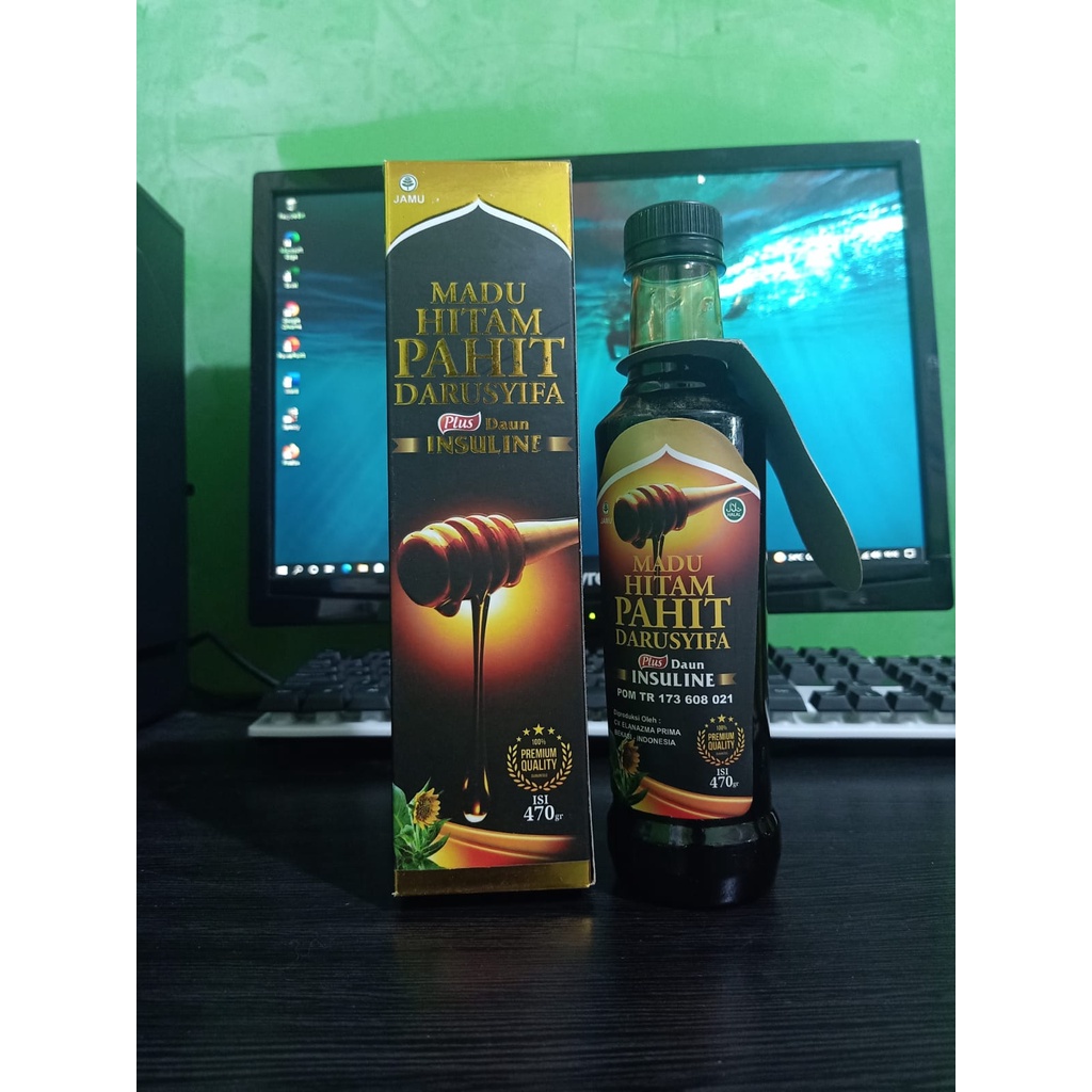 MADU HITAM PAHIT INSULINE / MADU HITAM PAHIT INSULINE DARUSYIFA - 470gr