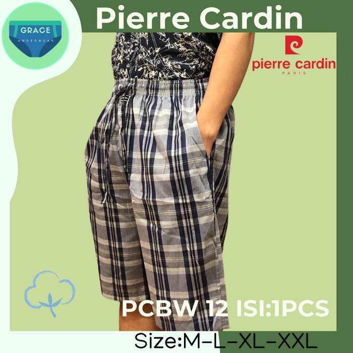 Celana Boxer Pria Pierre Cardin Panjang PCBW 12 ISI-1 PCS - M