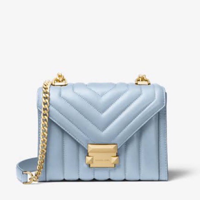 michael kors whitney small pale blue