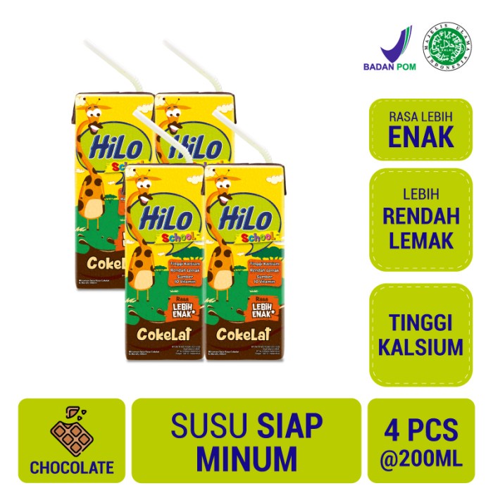 

101bfbb Hilo School Chocolate 200Ml - Ready To Drink (4 Pcs) Xa201As