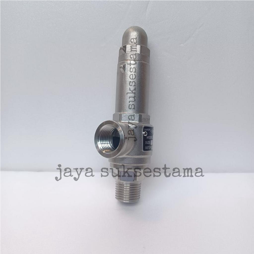 Safety Valve Stainless Steel 3/4" inch HISEC / Safety Valve SS 304