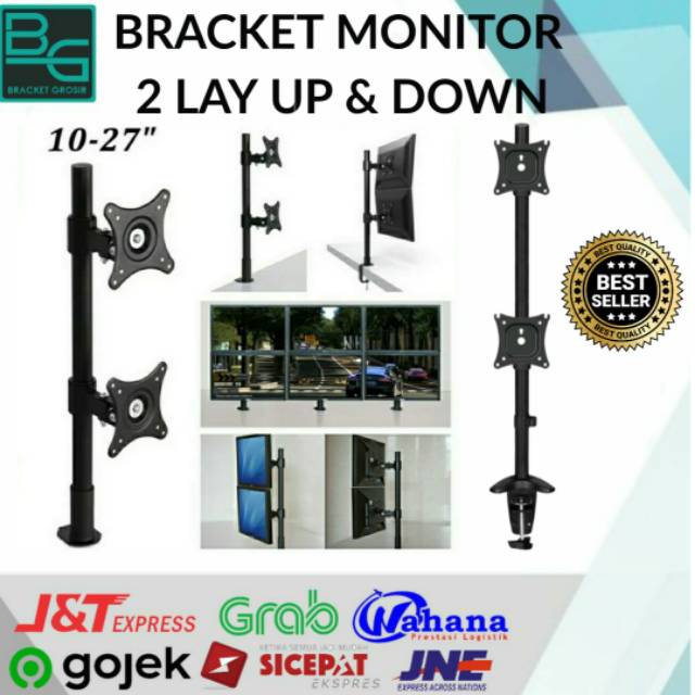 BRACKET MONITOR 17 18 20 22 24 26 27 INCH ATAS BAWAH