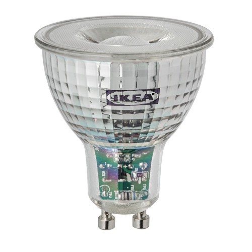 Lampu LED TRA GU10 400 Lumen Dapat Diredupkan secara Wireless Putih Hangat