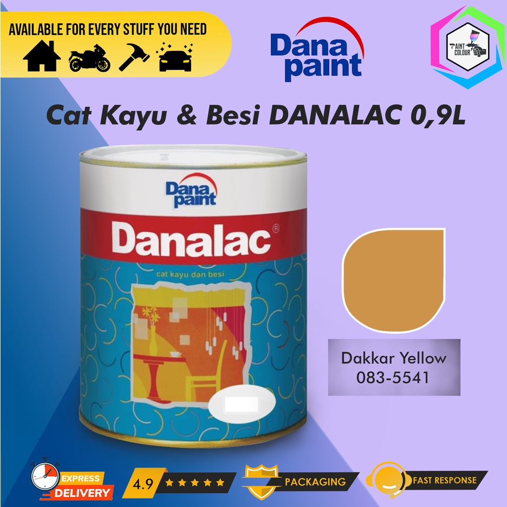 Cat kayu Dan Besi DANALAC Dakkar Yellow 083 - 5541