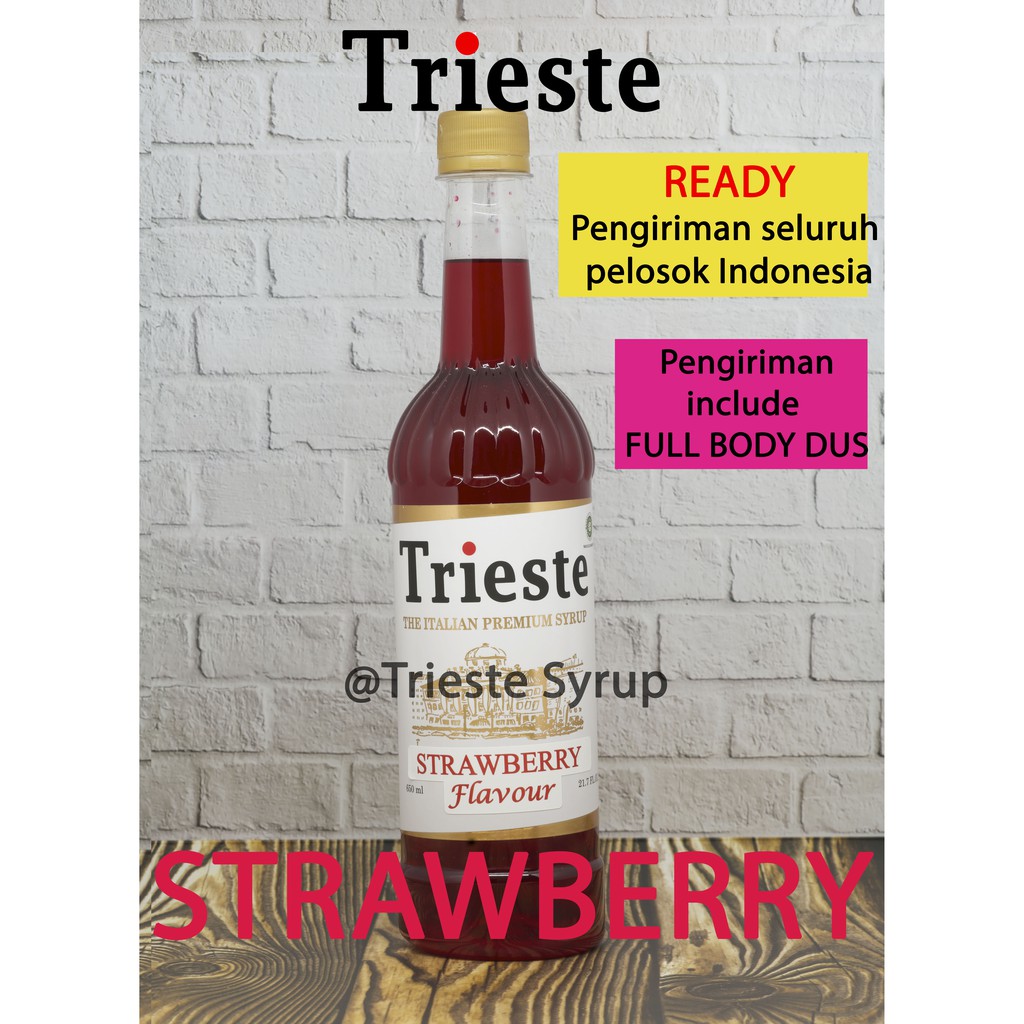 TRIESTE SYRUP STRAWBERRY