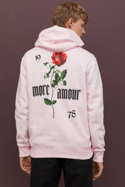 pink amour hoodie