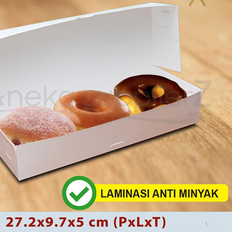 

Box DONAT PUTIH POLOS - ISI 3 -( 30 Pcs )