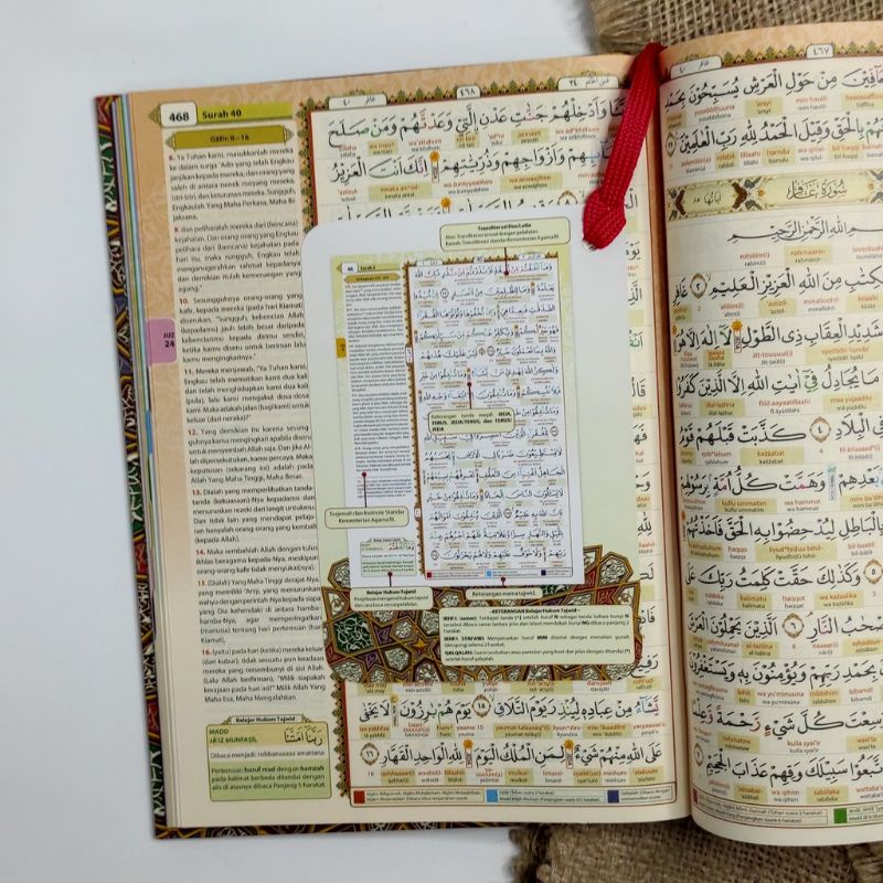 Al Qur'an  Al Qosbah AL QURANULKARIM Super Mudah DUO LATIN A4 dan A5 AL MADRASAH TERLARIS