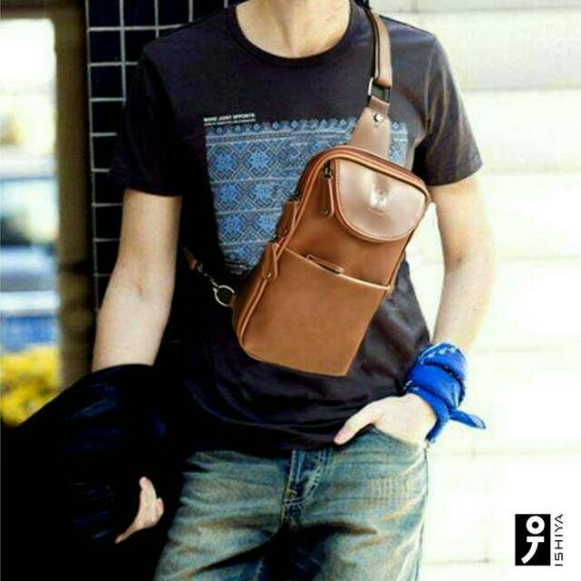 TAS SELEMPANG PRIA-TAS DADA IMPOR-TAS TREND COWOK-TAS SANTAI PRIA-TAS BRANDED-TAS KEREN