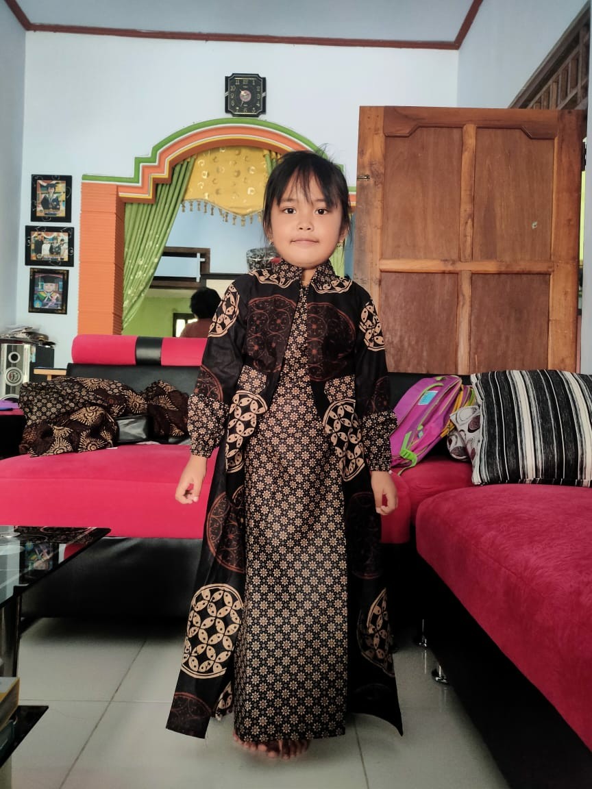 Couple Keluarga Gamis Ld 100 Ld 110 Ld 120 130 140 Standar Jumbo Batik Cardy Busui