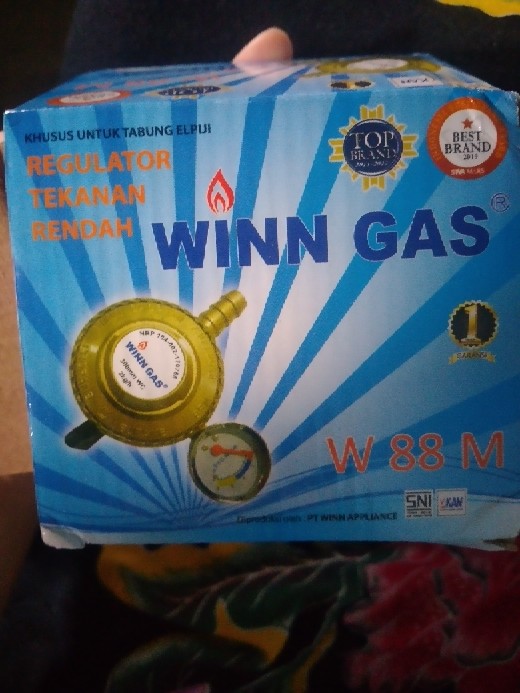 Regulator Winn Gas W 88 M - Regulator Kompor Gas W88m - Meteran W 88m
